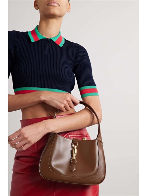 gucci binder|gucci leather jackie bag.